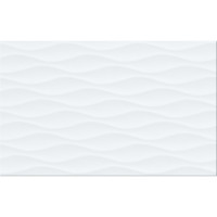 Плитка стінова White Wave GLOSSY STR 250x400x8 Cersanit