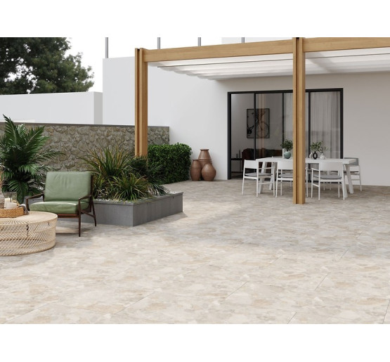 Плитка керамогранітна Landrock Beige RECT 598x598x8 Cersanit