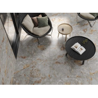 Плитка керамогранітна Stone Galaxy Light Grey RECT 598x598x8 Cersanit