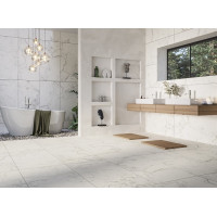 Плитка керамогранітна Calacatta Mild White RECT 598x598x8 Cersanit