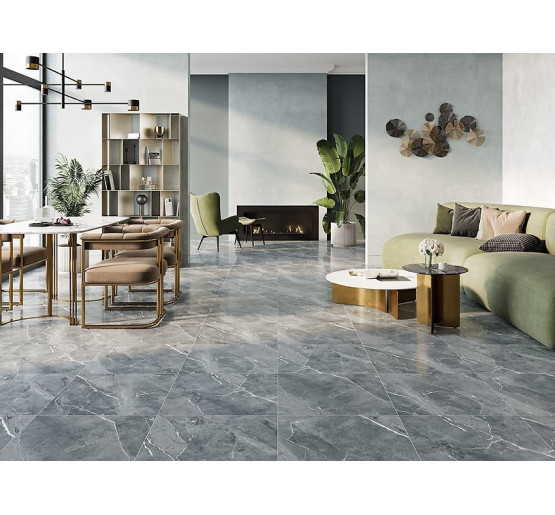 Плитка керамогранітна Gilio Grey RECT 598x598x8 Cersanit