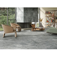 Плитка керамогранитная Silver Heels Graphite 598x598x8 Cersanit