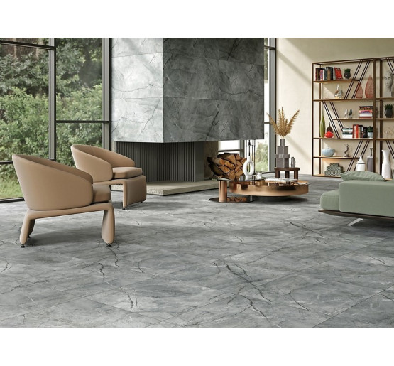 Плитка керамогранітна Silver Heels Graphite 598x598x8 Cersanit