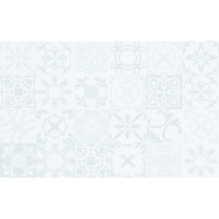 Плитка стеновая Sansa White Pattern GLOSSY 250x400x8 Cersanit