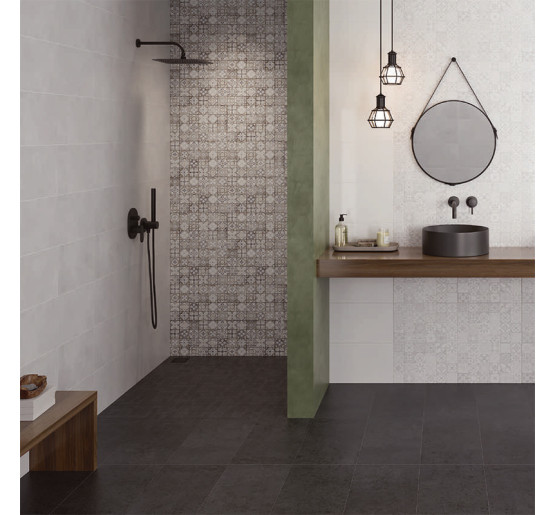 Плитка стінова Sansa Grey Pattern MAT 250x400x8 Cersanit