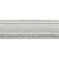 Декор Mirror Grey Inserto Lines 250x750x10 Opoczno