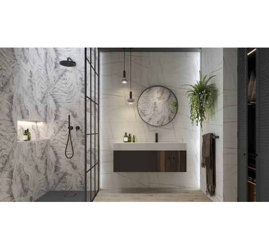 Плитка стеновая Lean White SAT 290x890x11 Opoczno