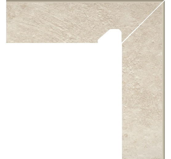 Цоколь правий Scandiano Beige 2х-елементний 81x300x11 Paradyz