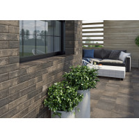 Плитка фасадна Scandiano Nero 66x245x7,4 Paradyz