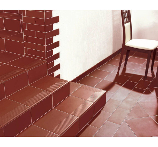 Сходинка пряма Natural Rosa 300x300x8,5 Paradyz