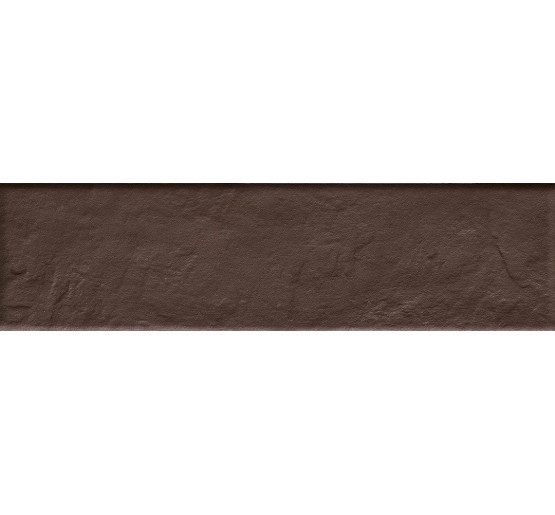 Плитка фасадная Sundown Marrone STR MAT 66x245x7 Paradyz