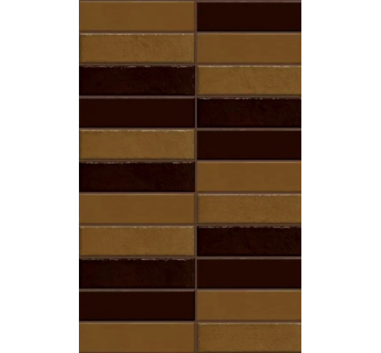 Плитка фасадная Sundown Marrone STR MAT 66x245x7 Paradyz