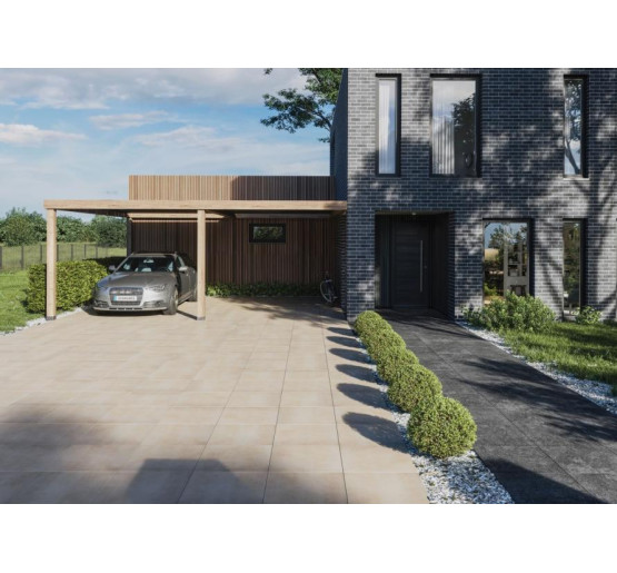 Плитка керамогранитная Pizarra Antracite 2.0 RECT 600x600x20 StarGres