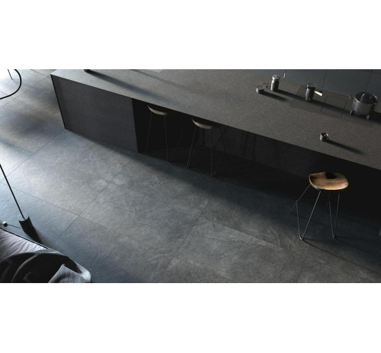 Плитка керамогранітна Pizarra Antracite RECT 600x1200x10 Stargres