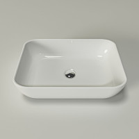 Умивальник з литого каменю STS ARION 380x540