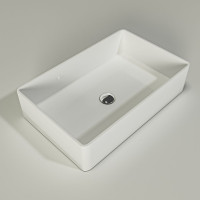 Умивальник з литого каменю STS OSTREA 380x600