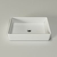 Умивальник з литого каменю STS OSTREA 380x600