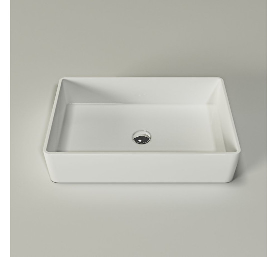 Умивальник з литого каменю STS OSTREA 380x600