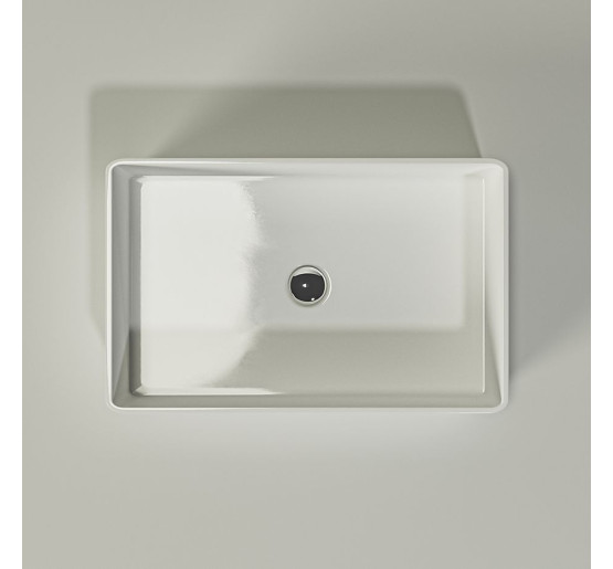 Умивальник з литого каменю STS OSTREA 380x600