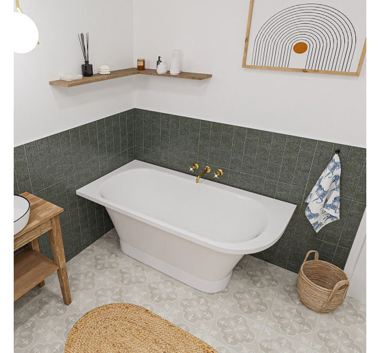 Ванна з литого каменю STS CAURA L 800x1500, 800x1700, 800x1800, 800x1900