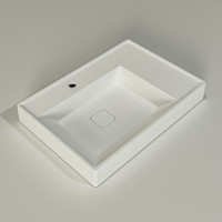 Умивальник з литого каменю STS TEREDO 500x700