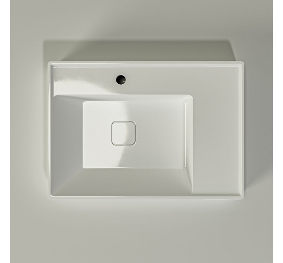 Умивальник з литого каменю STS TEREDO 500x700