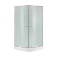 Набір lidz душова кабіна Latwa SC80x80.SAT.LOW.FR, скло Frost 4 мм + піддон Kupala