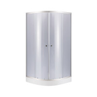 Набір lidz душова кабіна Latwa SC80x80.SAT.LOW.GR, скло тоноване 4 мм + піддон Kupala