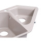 Кухонна мийка з додатковою чашею Lidz 1000x500/225 COL-06 (LIDZCOL061000500225)