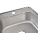 Кухонна мийка Lidz 4848 0,6 мм Satin (LIDZ4848SAT06)