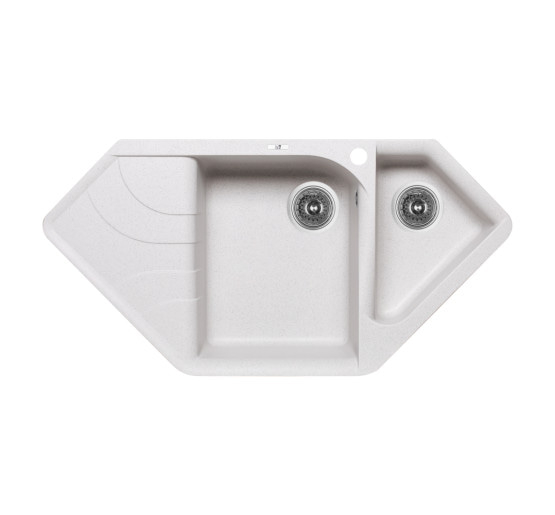 Кухонна мийка з додатковою чашею Lidz 1000x500/225 STO-10 (LIDZSTO101000500225)