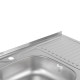 Кухонная мойка Lidz 6080-L 0,6 мм Satin (LIDZ6080L06SAT)