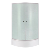 Набір lidz душова кабіна Latwa SC90x90.SAT.MID.FR, скло Frost 4 мм + піддон з панеллю Kupala