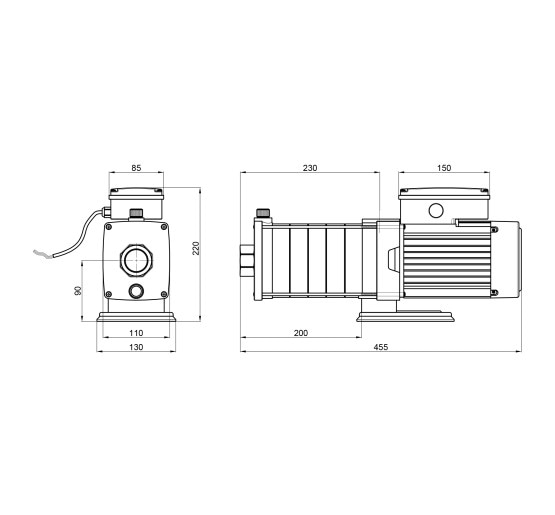 Насос самовсасывающий многоступенчатый Thermo Alliance SRM-306 0,92 кВт