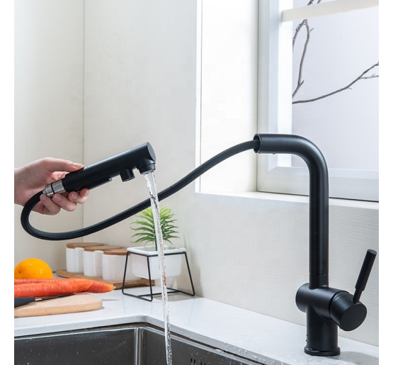 Комплект чорної кухонної мийки та змішувача з нержавіючої сталі NB-4643