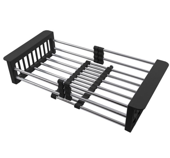 Комплект чорної кухонної мийки та змішувача з нержавіючої сталі NB-4643