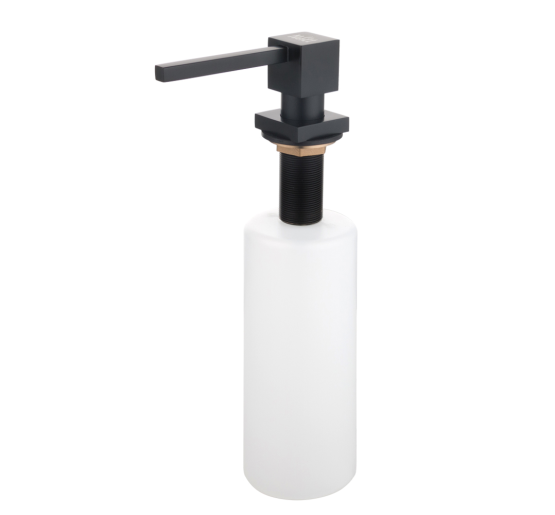 Комплект чорної кухонної мийки та змішувача з нержавіючої сталі NB-4643