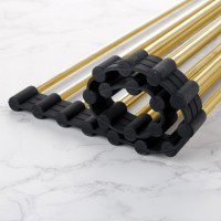 Золотий нержавіючий килимок для мийки Nett KG-19(43)