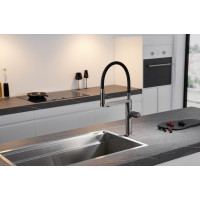 Кухонний змішувач графітовий сенсорний з фільтрованою водою Nett AG-43