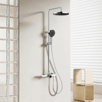 Душова система зовнішнього монтажу для душу хром Nett WH-19