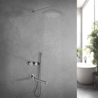 Душова система внутрішнього монтажу з виливом графітова Nett TSGr-99