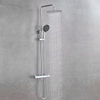 Душова система з термостатом зовнішнього монтажу для душу Nett SSH-24