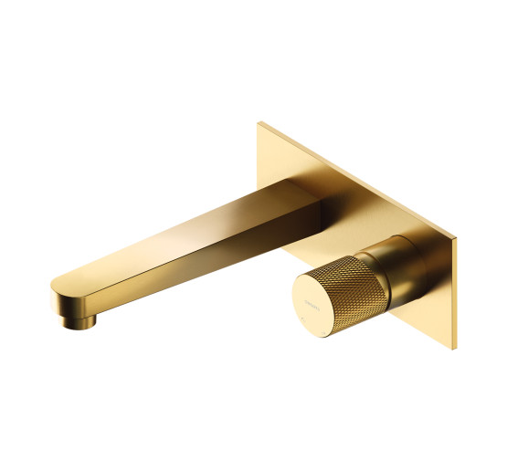 Змішувач для раковини прихованого монтажу Omnires Contour матове золото (CT8015GLB)