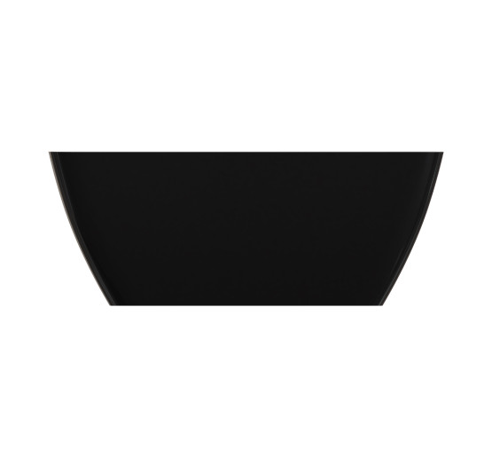 Отдельно стоящая ванна Omnires PARMA M+ 159x71 бело/черная глянцевая (PARMAWWBCP)
