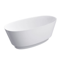 Окремо стояча ванна Omnires NEO M+ 158x72 біла глянцева (NEO158WWBP) 