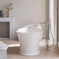 Окремо стояча ванна Omnires CLASSICA M+ 160x79 біла глянцева (CLASSICAWWBP) 