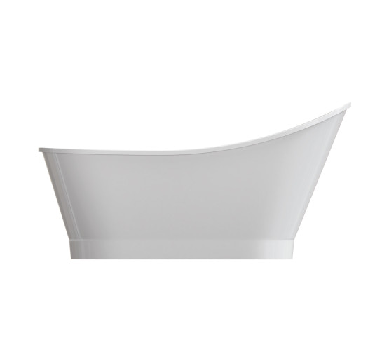 Окремо стояча ванна Omnires VENEZIA M+ 160x73 біла глянцева (VENEZIA159BP) 
