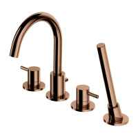 Змішувач для ванни на 4 отвори Omnires Y miedź (Y1232CP) 