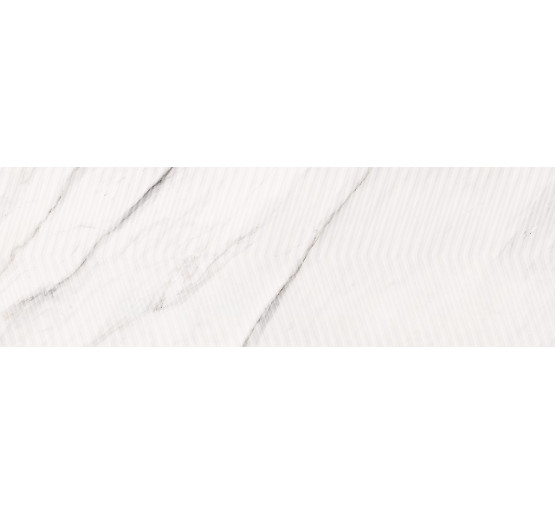 плитка Opoczno CARRARA CHIC WHITE CHEVRON STRUCTURE GLOSSY 29x89