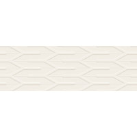 Плитка стінова Nightwish Bianco B RECT STR 250x750x9 Paradyz